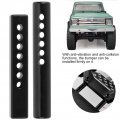 Tefola 4pcs 1 10 Rc Bumper Mount Post Square And Round Metal For Hsp Redcat