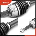 A-premium Cv Axle Shaft Assembly Compatible With Scion Ia Base 2016 Toyota Yaris 2017 L4 1 5l Front Left Driver Side Replace