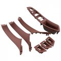 Xtremeamazing Driver Side Window Switch Door Handle Front Rear Left And Right Interior Inner Armrest Panel Pull Trim Cover Red 