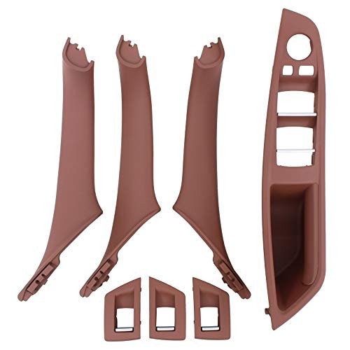 Xtremeamazing Driver Side Window Switch Door Handle Front Rear Left And Right Interior Inner Armrest Panel Pull Trim Cover Red