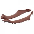 Xtremeamazing Driver Side Window Switch Door Handle Front Rear Left And Right Interior Inner Armrest Panel Pull Trim Cover Red