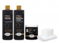 Leather Complete Restoration Kit For Furniture And Car Seats With Recoloring Balm Cleaner Protection Cream Sponge Cloth Light 