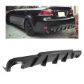 Rear Bumper Diffuser For 2006-2013 Lexus Is250 Is350 4door Sedan Dmr Style Lower Lip Spoiler Valance Splitter Body Kit Black 