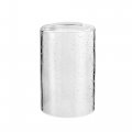 Aspen Creative 23615-01 Clear Seeded Cylinder Glass Shade 3-1 Diameter X 5-1 2 Height Center Hole 42mm 