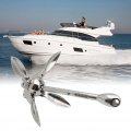 Zcargel Folding Boat Anchor 1 5kg Marine Grapnel Stainless Steel 4 Prong Grapple Kayak For Canoe Fishing 0 7kg 2 3 Kg