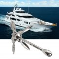 Zcargel Folding Boat Anchor 1 5kg Marine Grapnel Stainless Steel 4 Prong Grapple Kayak For Canoe Fishing 0 7kg 2 3 Kg