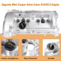 11127646554 Aluminum Valve Cover Cylinder Head Kit For Mini Cooper Non S N12 N16 Engine 1 6l Fits R55 R56 R60 R61 Paceman