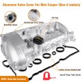 11127646554 Aluminum Valve Cover Cylinder Head Kit For Mini Cooper Non S N12 N16 Engine 1 6l Fits R55 R56 R60 R61 Paceman