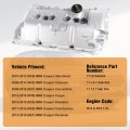 11127646554 Aluminum Valve Cover Cylinder Head Kit For Mini Cooper Non S N12 N16 Engine 1 6l Fits R55 R56 R60 R61 Paceman