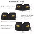 Oarencol Yellow Eyes Black Panther Car Windshield Sun Shade Cat Foldable Uv Ray Visor Protector Sunshade To Keep Your Vehicle