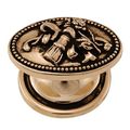 Vicenza Designs K1028 Sforza Oval Knob Large Antique Gold 