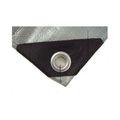 10 X 20 Heavy Duty Silver Black Waterproof Uv Blocking Mil Poly Tarp 