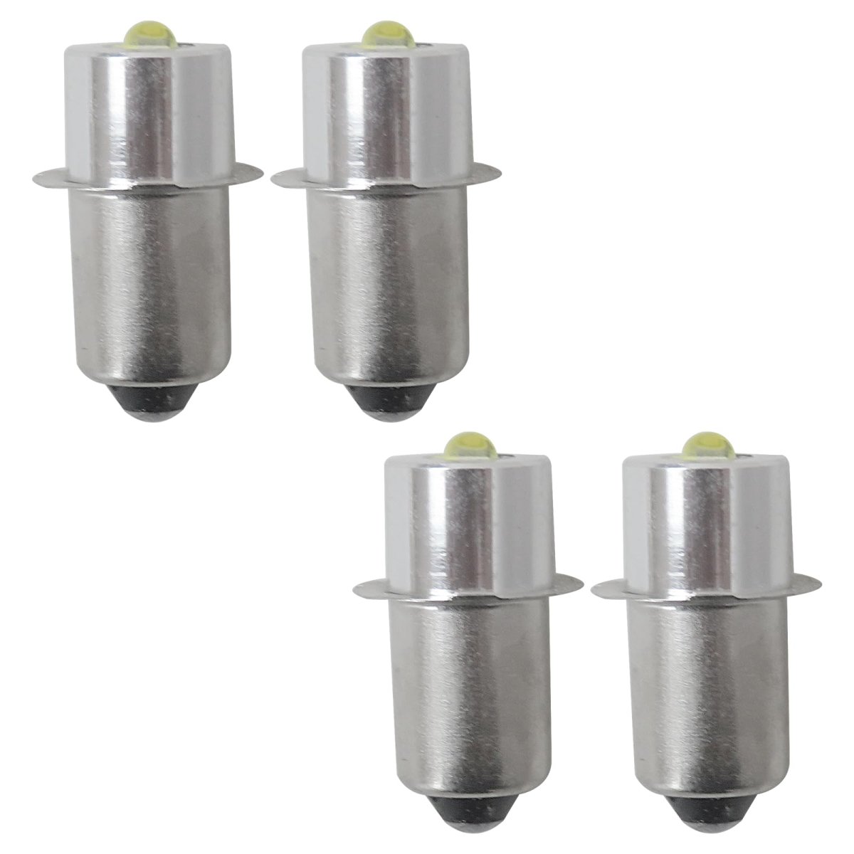 P13 5s Pr2 Led Bulb Flashlight Replacement Conversion Kit 4 Pack For 2d 3dd Cell Bulbs 3w 3v 4 5v 6v Nature White 6000k High