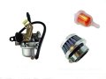 Pz19 Cable Choke Carburetor With Air Filter For 50cc 90cc 110cc Chinese Atv Go Kart Roketa Sunl Carb Free Gas Fuel 