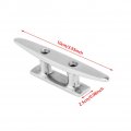 Boat Cleat Fydun 4 Inch 316 Stainless Steel Mooring Dock Deck Rope Silver For Marine Yacht 10 5 2 0 1 0in