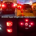 Alla Lighting 7440 7443 Led Bulbs 3000lm Extreme Super Bright Car Signal Reverse Stop Brake Tail Lights Drl T20 7441 7444 W21w