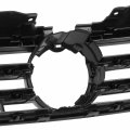 Vw1200165 Factory Style Front Bumper Grill Grille Assembly With Moulding Compatible Vw Jetta 2015-2016 Matte Black