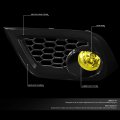 Auto Dynasty Pair Oe Style Amber Lens Front Driving Fog Light Lamps W Bezel Switch Compatible With Toyota Scion Corolla Im