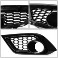 Auto Dynasty Pair Oe Style Amber Lens Front Driving Fog Light Lamps W Bezel Switch Compatible With Toyota Scion Corolla Im