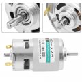 Xd-775 12v Brush Dc Motor High Speed Torque Low Noise Double Ball Bearing Metal Gears 12v10000 Rpm