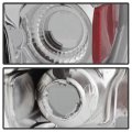 Acanii For 1987-1996 Ford F150 F250 F350 Bronco Chrome Rear Tail Lights Brake Lamps Pair Driver Passenger Side