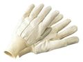 Radnor Ladies White 8 Ounce Cotton Polyester Blend Canvas Gloves With Knitwrist 
