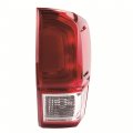 Waltyotur Replacement For 2016-2017 Tacoma Passenger Rear Brakr Tail Lights Red Transparent Brake