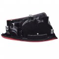 Waltyotur Replacement For 2016-2017 Tacoma Passenger Rear Brakr Tail Lights Red Transparent Brake