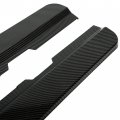 Hecasa Side Skirts Compatible With 2010-2015 Chevy Camaro Lt Ls Ss Extension Body Kit Plastic Carbon Fiber Printing Pair