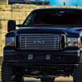 Auto Dynasty Compatible With Ford Super Duty Excursion Pair Of Bumper Fog Light Switch Smoke Lens