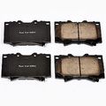 Z16 Replacement Ceramic Brake Pads Front 16-772 For Toyota Land Cruiser And Lexus Lx470 1998 To 2007 Low Dust Noise Free 
