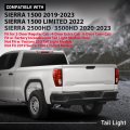Tail Light Rear Brake Lamp Driver Side For 2019-2023 Gmc Sierra 1500 Fit 2020-2023 2500hd 3500hd W Factory Incandescent Model
