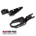 Motorcycle Footpeg Rear Passenger Touring-type With 40mm-extension For Ducati 916 S Sp R All Year Black
