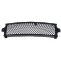 Front Upper Grille Black Mesh Replacement For Silverado 1999 2000 2001 2002 Gm1200425 Durable Plastic Bumper Hood With Housing 