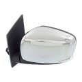 Chrysler Town And Country 2008 2009 2010 Door Mirror Driver Side Heated Power Manual Folding Chrome With Memory In-housing 