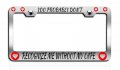 You Probably Don T Recognize Me Without My Cape Chrome Metal License Plate Frame Heavy Duty Stainless Steel Tag Holder For Us 