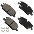 Front Ceramic Disc Brake Pad Set D2345 For Cadillac Ct4 2020 2023 Chevrolet Equinox 2022 Malibu 2021 Gmc Terrain 4 Piece 