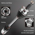 A-premium Pair 2 Front Right Passenger Side Cv Axle Shaft Wheel Bearing And Hub Assembly Compatible With Hyundai Santa Fe