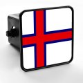 Trailer Hitch Cover Flag Of Faroe Islands Faeroese 