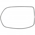 Aintier Driver And Passenger Side Door Mirrors Glass W Plate Compatibleith 2007-2011 For Honda Cr-v W Heated Left Right