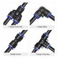Uxcell Pneumatic Air Hose Tubing Compressor Tube 4mm 5 32 Id X 6mm 1 4 Od 10m 8ft Pipe Black With Connect Fitting Kit