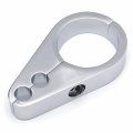 Httmt H2315-1- 1 Inch Handle Bar Chrome Dual Throttle Cable Wire Clamp Clutch Compatible With H-d Motors