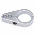 Httmt H2315-1- 1 Inch Handle Bar Chrome Dual Throttle Cable Wire Clamp Clutch Compatible With H-d Motors