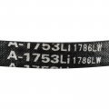 Uxcell A1753 V-belts 1753mm Inner Girth 13mm Top Width 8mm Thickness A-section Rubber Drive Transmission Belt