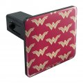 Wonder Woman Movie Red Logo Pattern Tow Trailer Hitch Cover Plug Insert