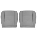 Stone Gray Microfiber Leather Bottom Seat Covers For Toyota Land Cruiser 1998 2007 Front Driver And Passenger Side Fits Power 