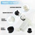 Acropix Windshield Washer Motor Pump Fit For Nissan Quest Infiniti Qx50 Pack Of 1 Pcs White