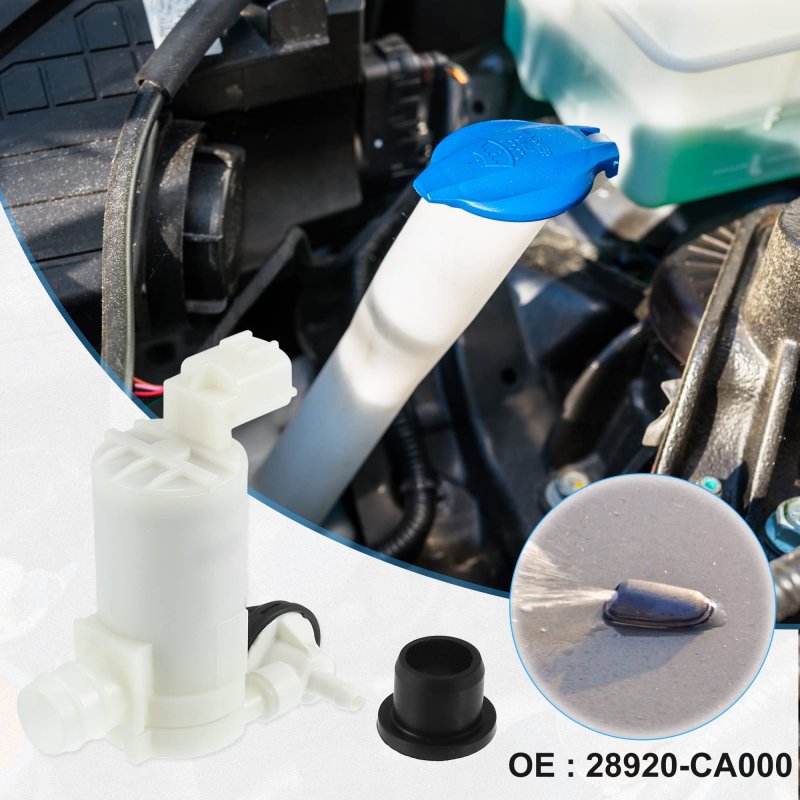 Acropix Windshield Washer Motor Pump Fit For Nissan Quest Infiniti Qx50 Pack Of 1 Pcs White