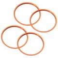X Autohaux 4 Pcs Air Conditioning Outer Vent Rings Ac Decoration Trim Covers For Toyota Tacoma 2016-2022 Orange 