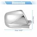 X Autohaux 1 Pair Car Exterior Chrome Plated Mirror Cover Full Mirrora Cover Covers Cap Overlay For Toyota Tundra 2007-2021